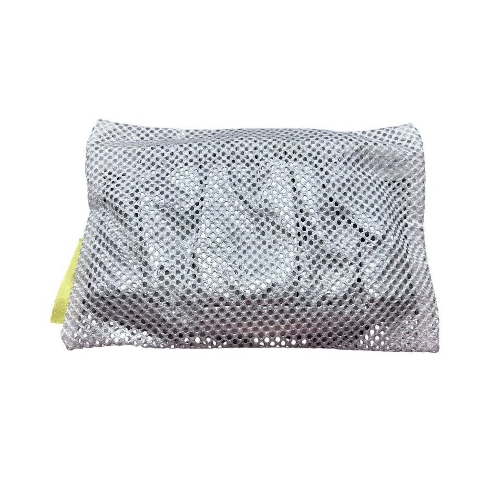 Vince Camuto Silver Clutch Bag With Removable Mesh Pouch - Picture 5 of 9